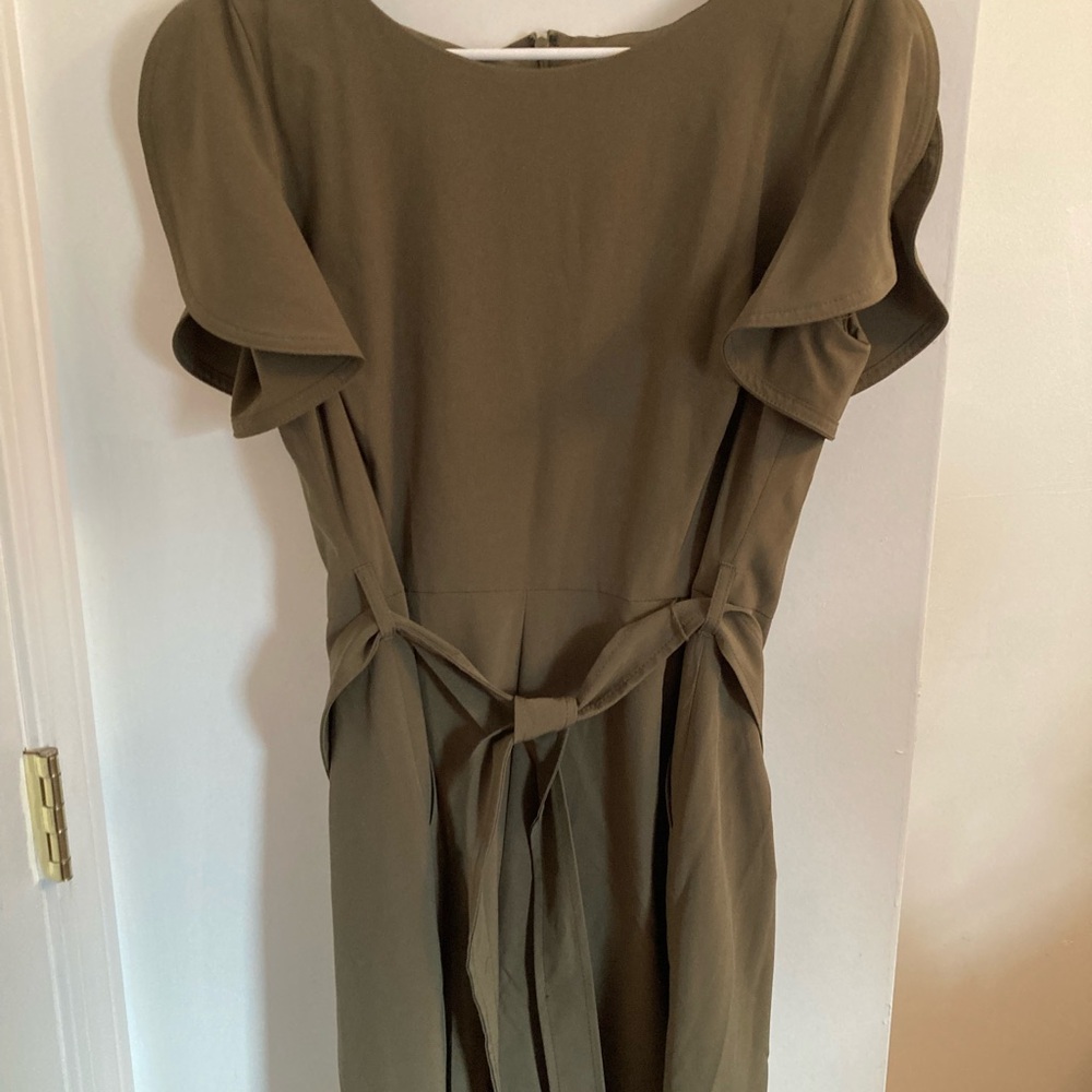 Calvin Klein Olive Green Long Sleeve Romper
